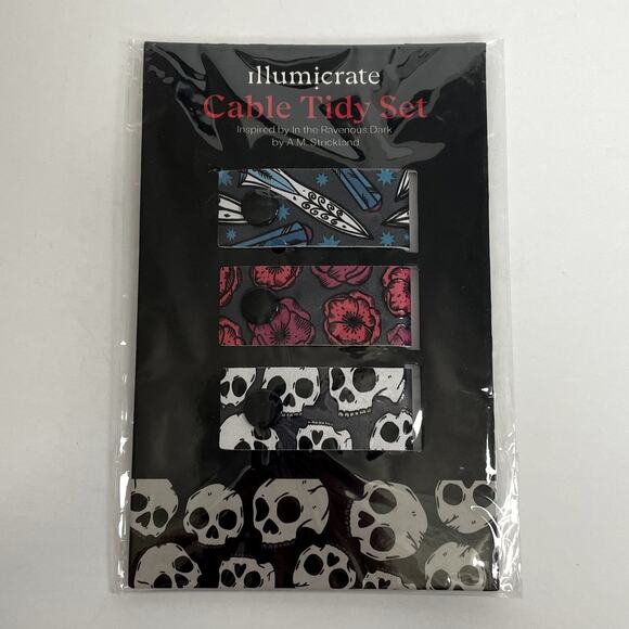 Illumicrate Cable Ties In The Ravenous Dark AM Strickland Blood and Death Skull - Picture 1 of 3